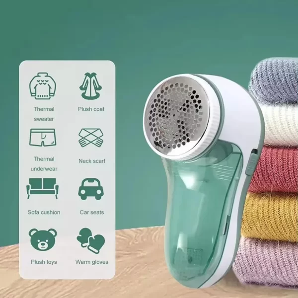 Removedor de Pelos e Fiapos Papa Bolinhas Elétrico Recarregável Bivolt Original - Imagem 2