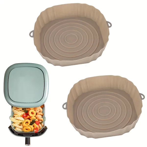 Cesta De Silicone Reutilizável Airfryer - Imagem 5