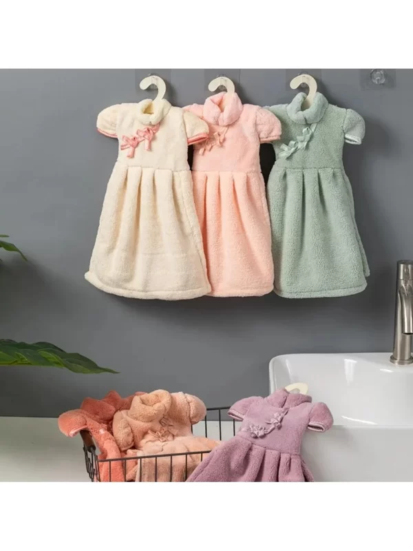 Microfibra Bowknot Hand Towels - Imagem 5
