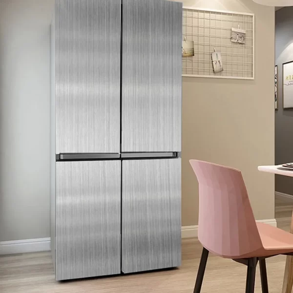 Adesivo Vinílico Inox Aço Escovado para Envelopamento - Imagem 5