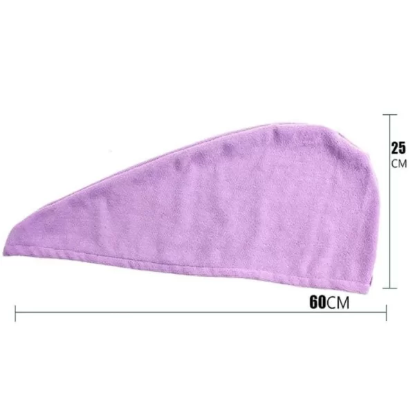 Toalha Microfibra Para Secar Cabelo - Imagem 3