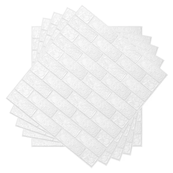 Kit com 20 Unidades de Placas de Papel 3D Auto Adesivo para Parede - Estilo Madeira - Imagem 6