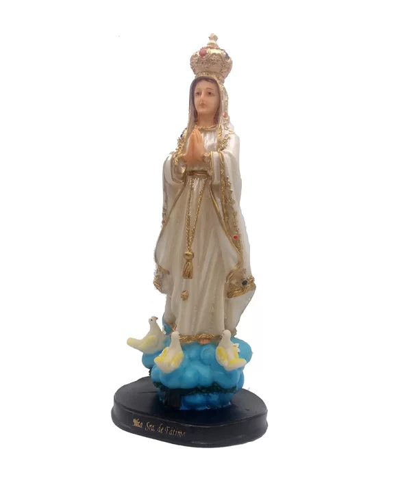 Imagem de Nossa Senhora De Fátima em Resina 28cm - Imagem 3