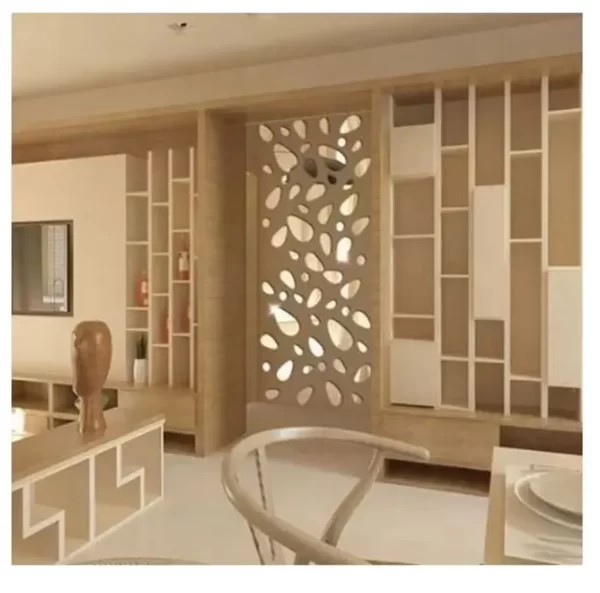 Espelho Acrílico Decorativo Pedras Quarto Sala Kit 15 Pcs - Imagem 2