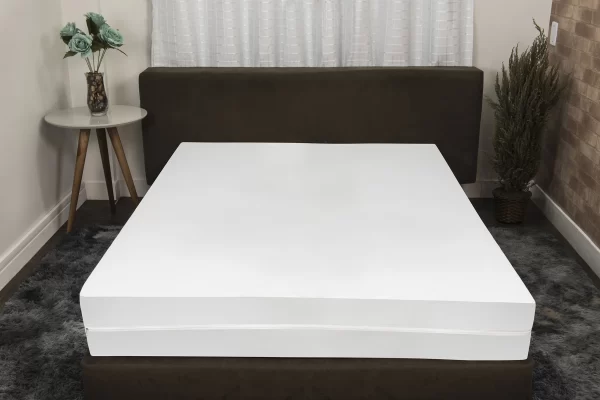 Capa Colchão Casal Queen Size Impermeável com Zíper - Imagem 3