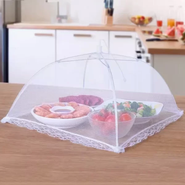 Tela Mosquiteiro Rede Tule Protetor De Alimentos - Imagem 4