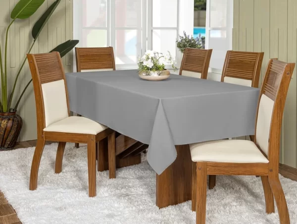 Toalha de Mesa Retangular 1,40x1,40 Oxford - 4 Cadeiras - Imagem 3