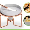 Rechaud Fondue Inox Porcelana