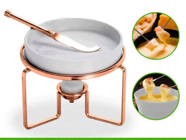 Rechaud Fondue Inox Porcelana