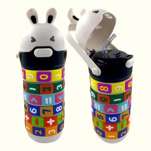 Garrafa Térmica Infantil 350ML Com Canudo - Imagem 3