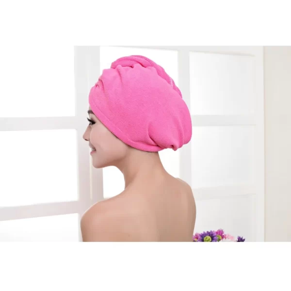 Toalha Microfibra Para Secar Cabelo - Imagem 6