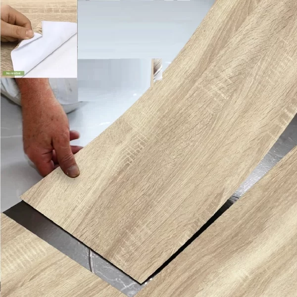 Kit 10 Porcelanato Autocolante Adesivo Para Piso Brilhante Vinílico 3d Impermeável - Imagem 3