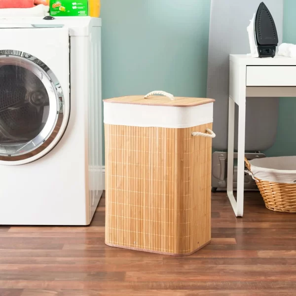 Cesto de Bambu Guarda Objetos e Organizador - Imagem 4