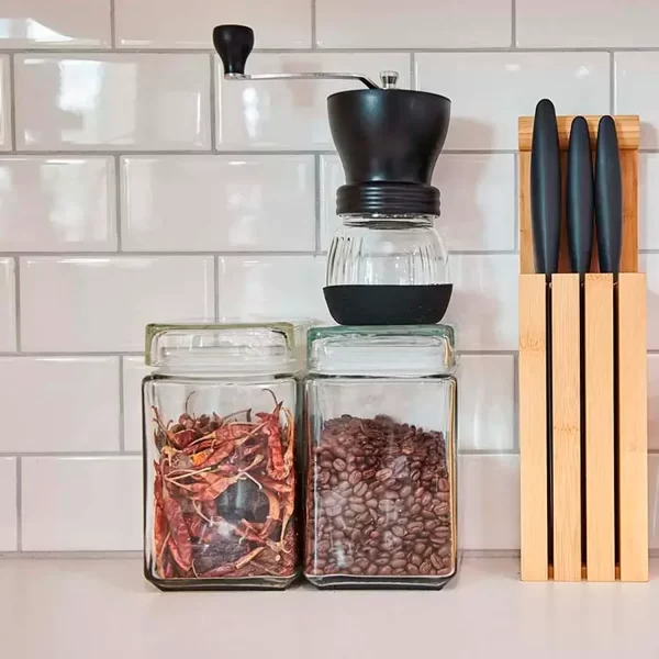 Moedor De Café E Grãos Manual Em Aço Inoxidável Portátil - Imagem 2