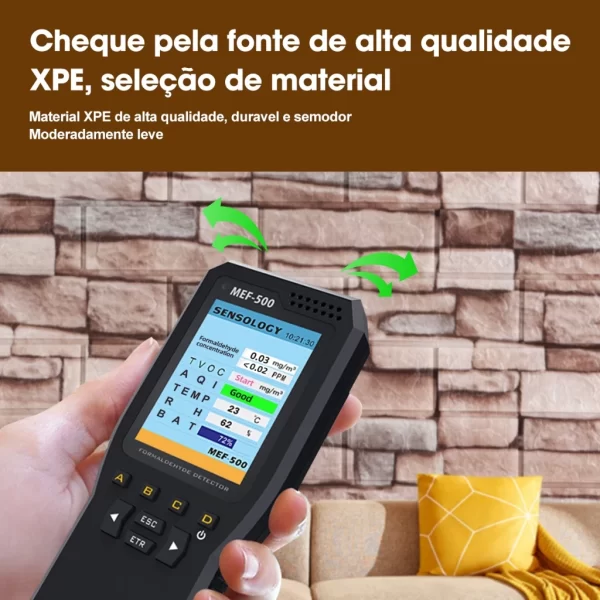 Kit com 30 Unidades de Placas de Papel 3D Auto Adesivo para Parede - Estilo Tijolo - Imagem 6