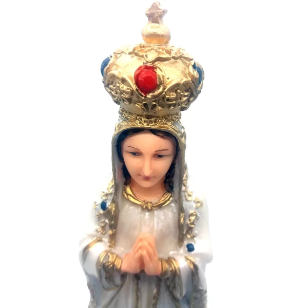 Imagem de Nossa Senhora De Fátima em Resina 28cm - Imagem 4