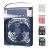 Ventilador Portátil 3 Em 1 Mini Ar Condicionado Umidificador E Climatizador Com LED Tanque De Água