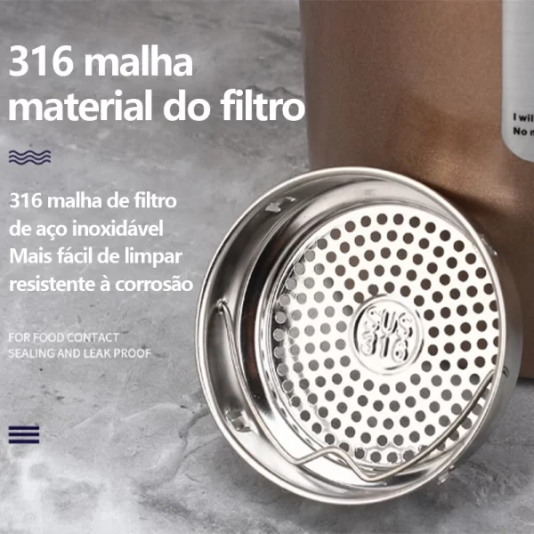 Garrafa Térmica Isolada a Vácuo - Imagem 5