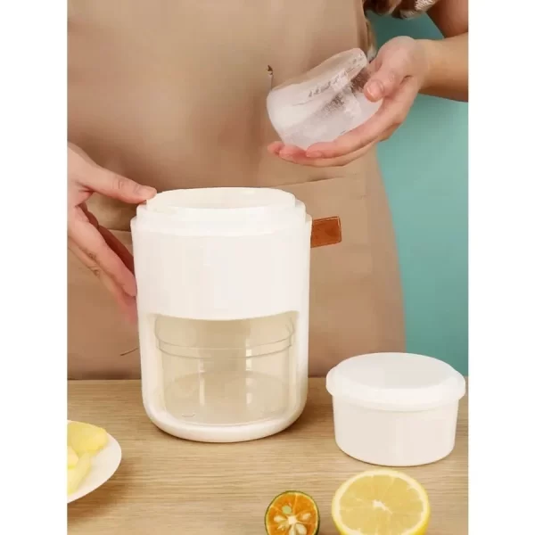 Máquina Manual Trituradora De Gelo Portátil - Imagem 3