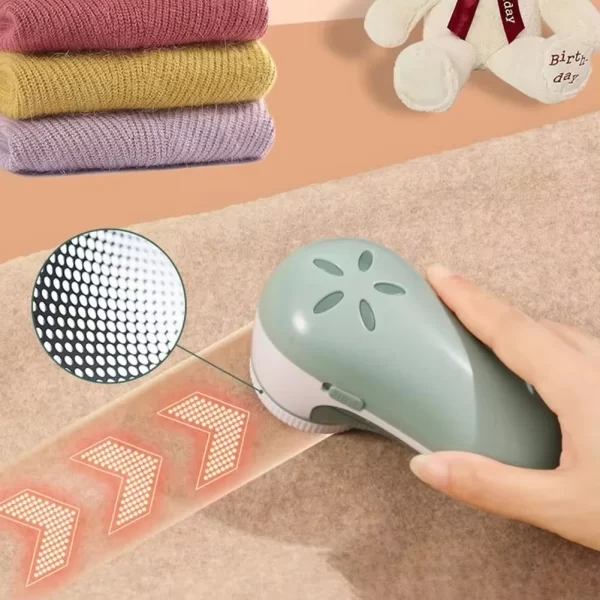 Removedor de Pelos e Fiapos Papa Bolinhas Elétrico Recarregável Bivolt Original - Imagem 6