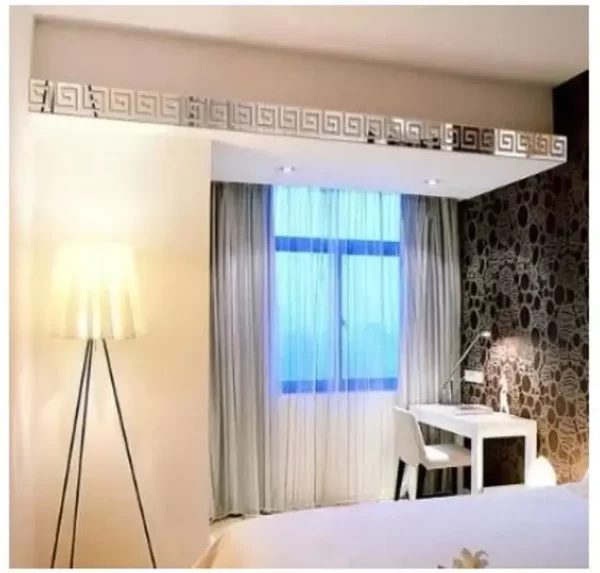 Espelho Decorativo Labirinto Quarto Sala Hall 12cm 15 Pcs - Imagem 4