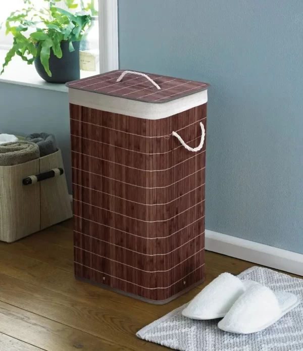 Cesto de Bambu Guarda Objetos e Organizador - Imagem 3