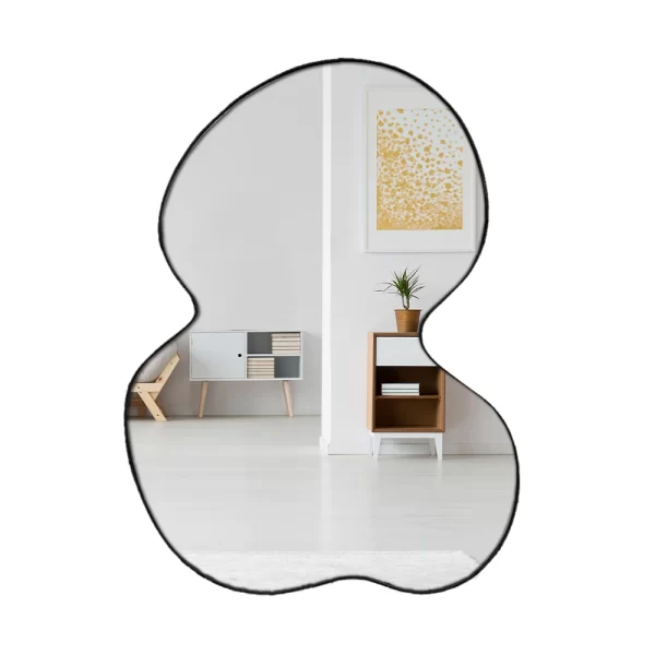 Espelho Grande Decorativo Modelo Nuvem 60x80 + Suporte Incluso - Imagem 2