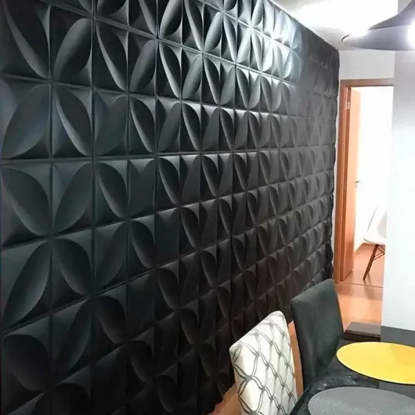 Kit 40 Placas PVC 3d Revestimento De Parede 25 cm - Imagem 5