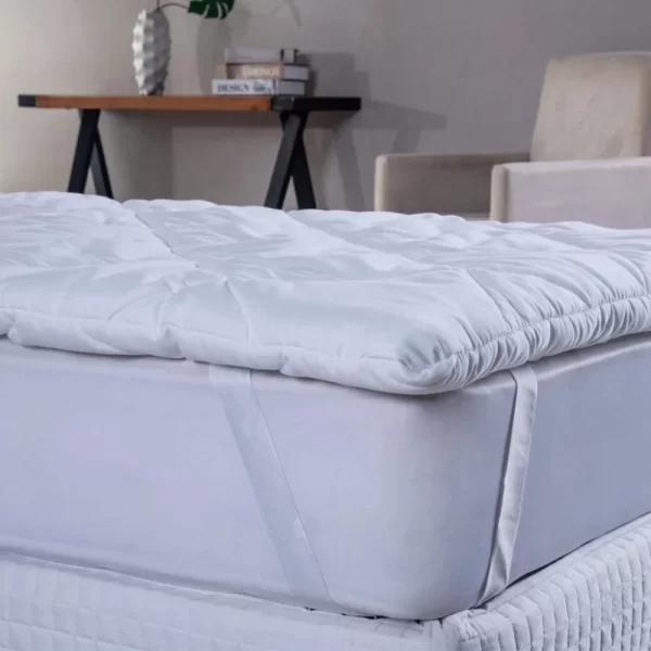 Pillow Top Queen Micropercal (158x198cm) - Protetor Colchão - Conforto Soft - Imagem 2
