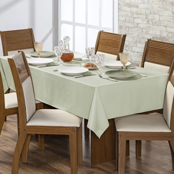 Toalha de Mesa Térmica 100% Impermeável 6 Lugares Para Natal e Ano Novo - Imagem 3