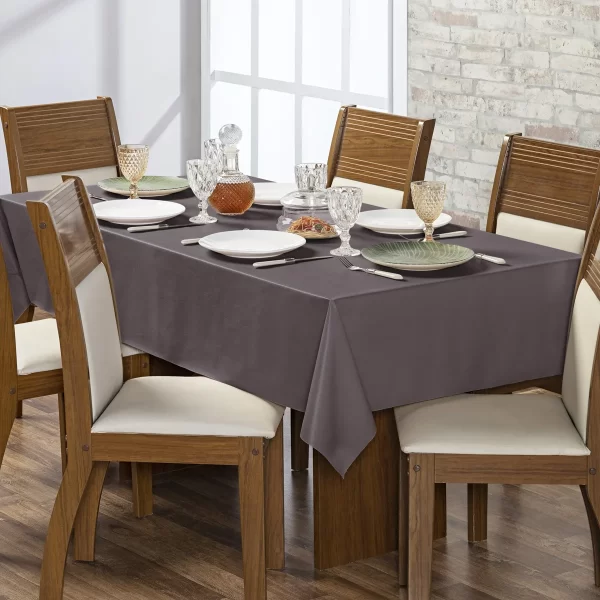 Toalha de Mesa Térmica 100% Impermeável 6 Lugares Para Natal e Ano Novo - Imagem 5