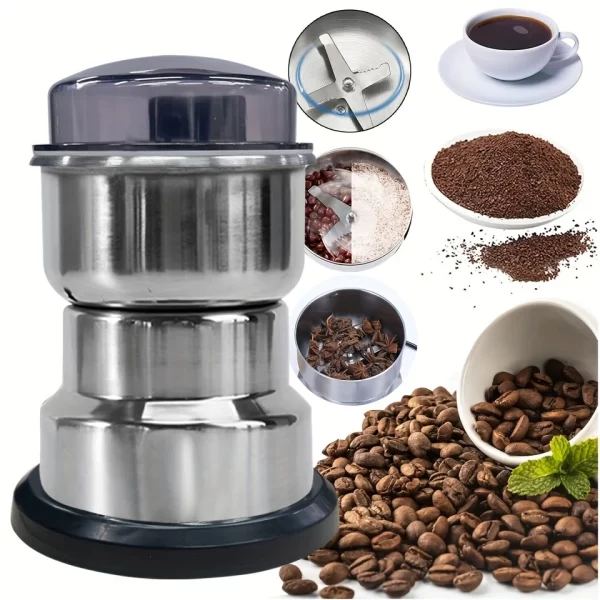 DAFUSHOP Moedor De Café Grãos Sementes Elétrico Automático Gourmet Profissional Em Aço Inox 110v - Imagem 5