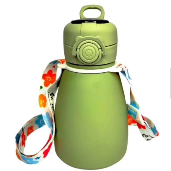 Garrafa De Água Térmica Inox Infantil, Inteligente com Adesivos 550ML - Imagem 4
