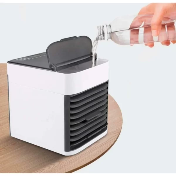 DAFUSHOP Mini Ar Condicionado Portátil Cooler Umidificador Climatizador Luz Led Clima Artic 3 Velocidades Refrigerador Pessoal - Imagem 2