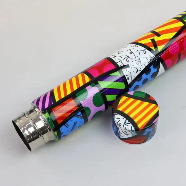 Garrafa de Água de Aço Inoxidável Estampada 290ml - Imagem 4