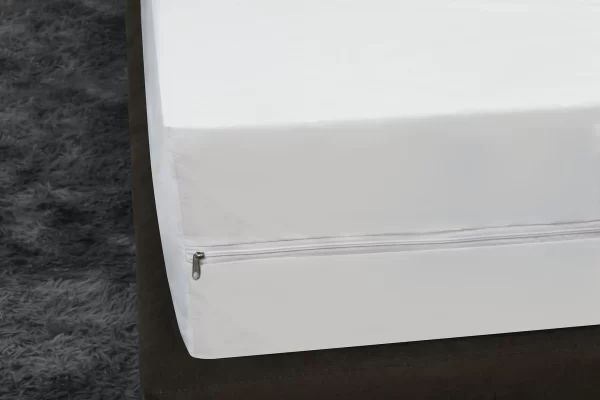 Capa Colchão Impermeável Com Zíper Solteiro Box - Imagem 2