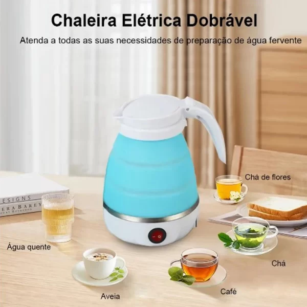 Mini Chaleira Dobrável De Aço Inoxidável, Aquecedor De Água Portátil, 6L - Imagem 2