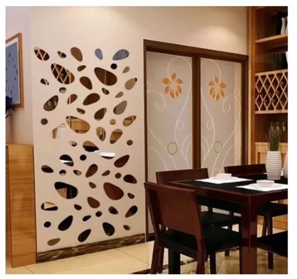 Espelho Acrílico Decorativo Pedras Quarto Sala Kit 15 Pcs - Imagem 3