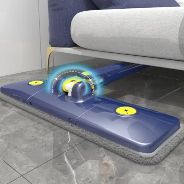 Esfregão Giratório Lava E Seca Extrusão Torção Microfibra Multiuso - Imagem 2
