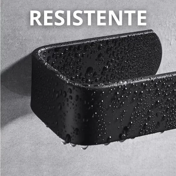 Suporte Para Papel Higiênico Preto - Imagem 6