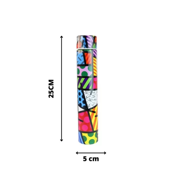 Garrafa de Água de Aço Inoxidável Estampada 290ml - Imagem 6