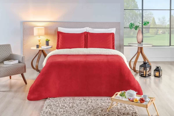 Cobertor Edredom Coberdrom Casal Queen Dupla-Face 2,40x2,20 - Imagem 2
