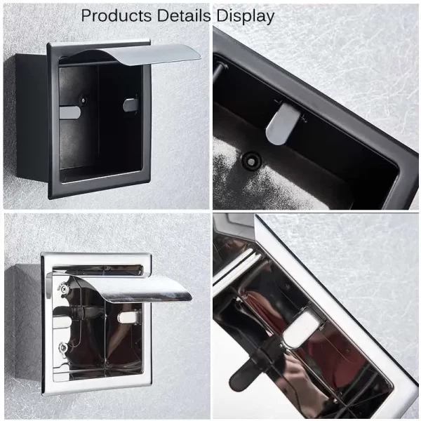 Suporte de Papel Higiênico Cromado - Imagem 4