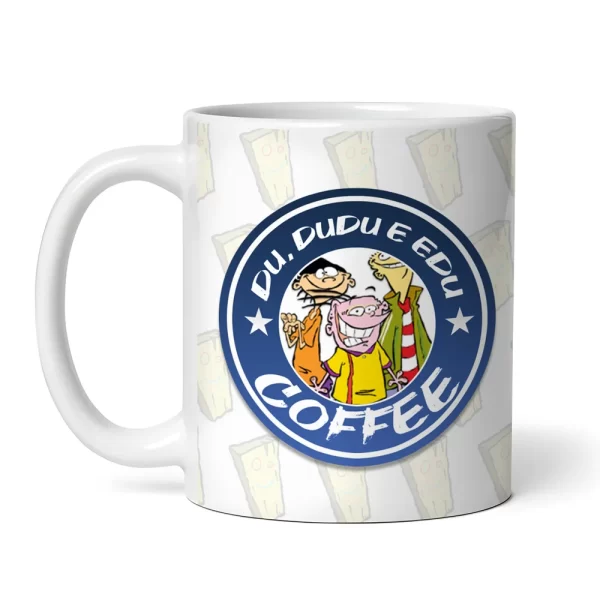 Caneca Du Dudu e Edu Personalizada 325ml em Cerâmica - Imagem 2