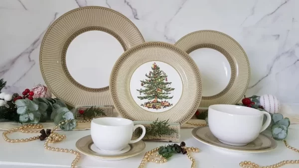 Prato Fundo Cerâmica Celebrate Fendi Individual Ø25cm Alleanza - Imagem 3