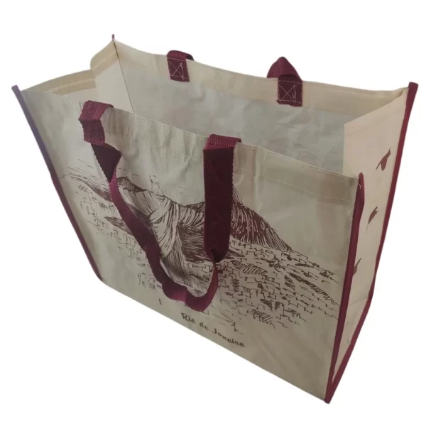 Bolsa Ecobag Sacola de Ombro Reutilizavel Ecologica Dobravel - Imagem 4