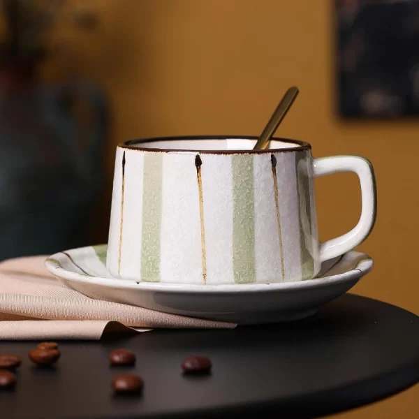 Vintage Underglaze Cerâmica Café - Imagem 6