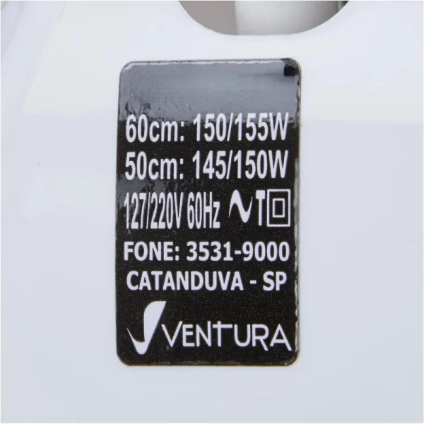 OSCILANTE-Mini Ventilador Portátil Branco, Ventilador De Mesa De Plástico, Refrigerador De Ar, Ar Condicionado, Ar co, Ventilador De Mesa, 50 BI-Volt - Imagem 6