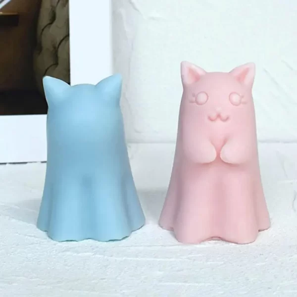 Molde De Vela De Gato em Resina 3D - Imagem 2