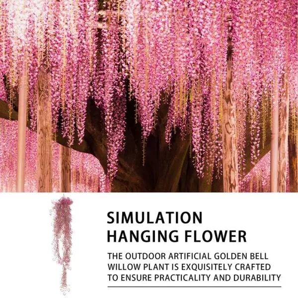 Planta Artificial de Salgueiro para Decoração de Parede - Imagem 4